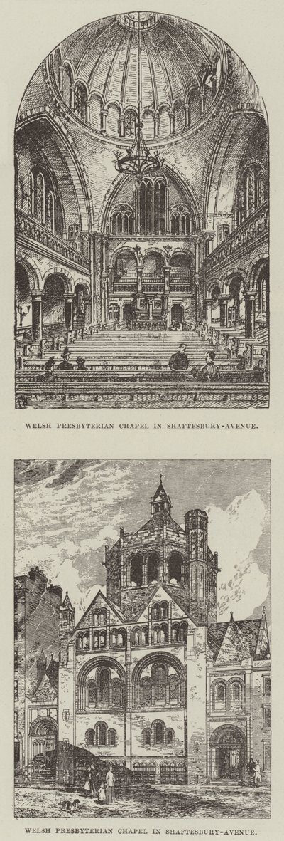 Nyt walisisk presbyteriansk kapel af Frank Watkins